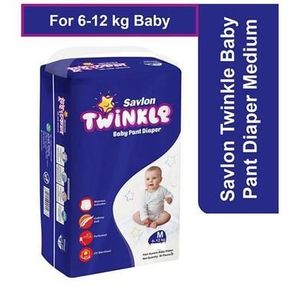Savlon Twinkle Baby Pant Diaper M 5's Pack (6-12 kg)